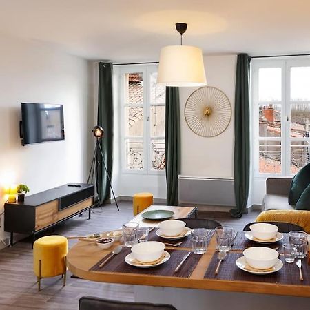 Ferienwohnung N3 Des Etudes Duplex Hypercentre Wifi Conciergeriedamecarcas Carcassonne Exterior foto