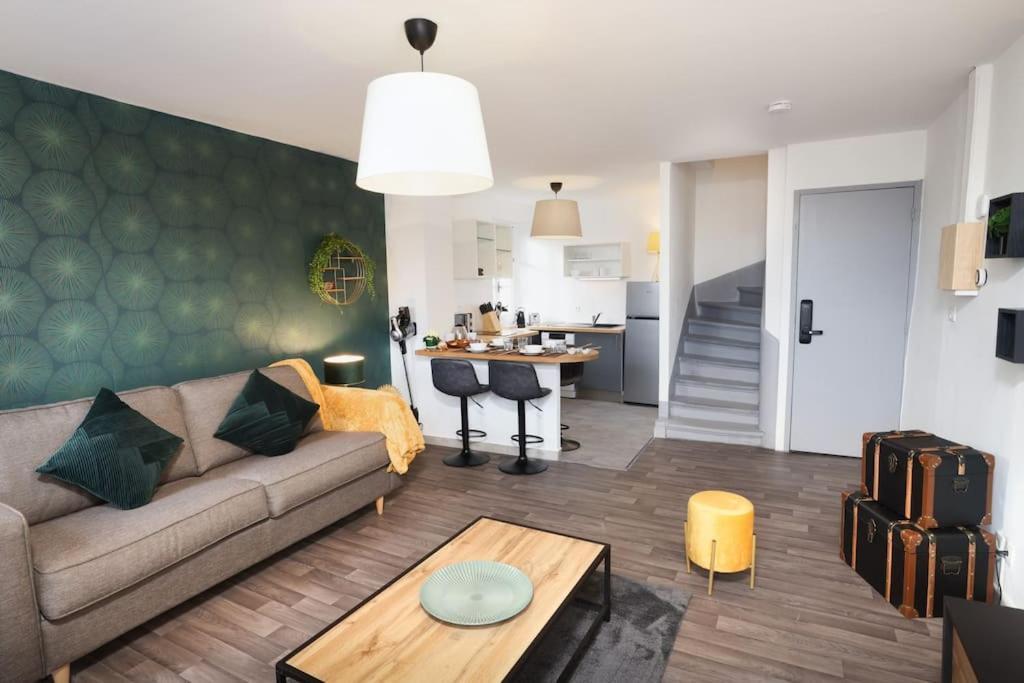 Ferienwohnung N3 Des Etudes Duplex Hypercentre Wifi Conciergeriedamecarcas Carcassonne Exterior foto