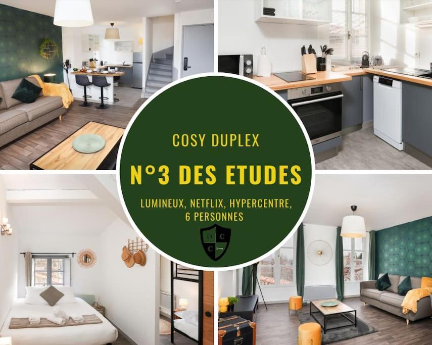 Ferienwohnung N3 Des Etudes Duplex Hypercentre Wifi Conciergeriedamecarcas Carcassonne Exterior foto